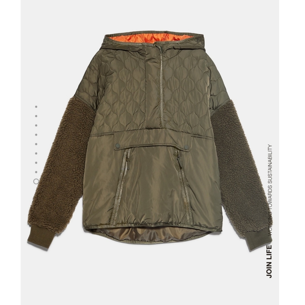 Fleece sleeve jacket